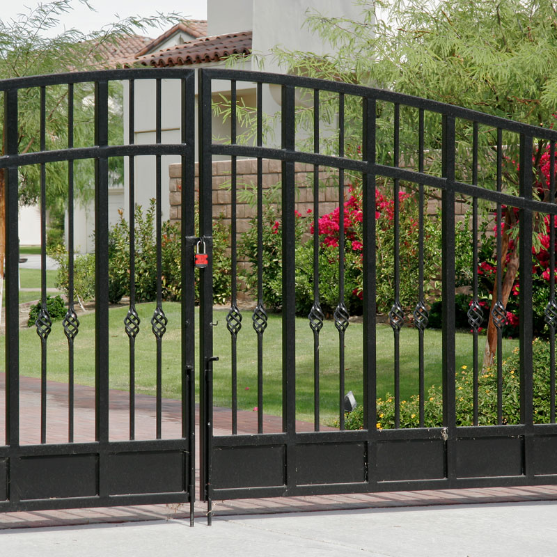 wrought iron gate