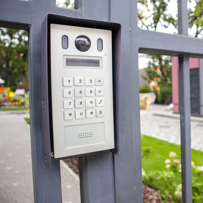 security gate keypad
